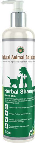 NATURAL ANIMAL SOLUTIONS HERBAL SHAMPOO NORMAL 375 Main Image
